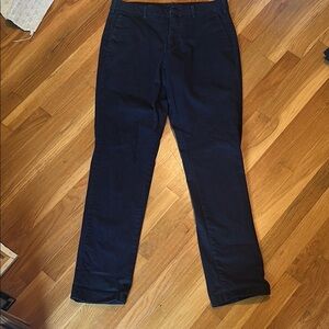 Uniqlo Men's Dark Blue Chinos size 33 x 34 inch. Gently worn